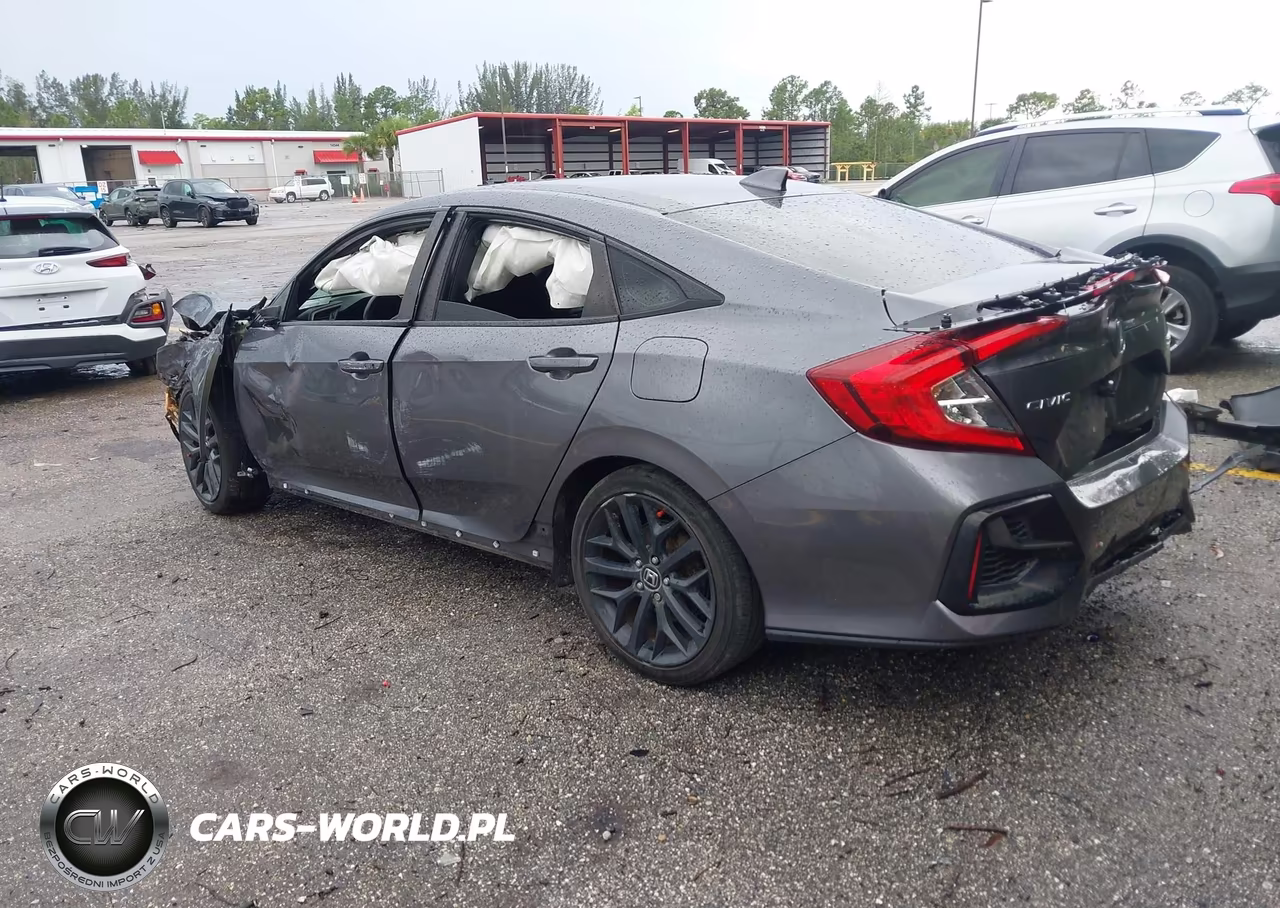 2020 Honda Civic Si Sedan VIN:2HGFC1E5XLH708415 - 3