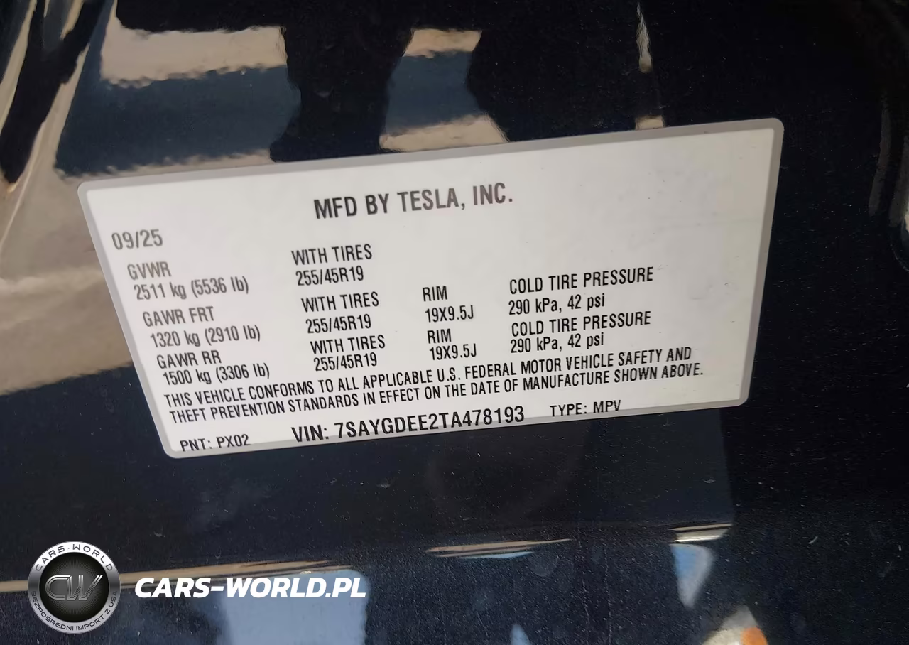 2026 Tesla Model Y All-Wheel Drive-Long Range Launch Series-Premium All-Wheel Drive VIN:7SAYGDEE2TA478193 - 9