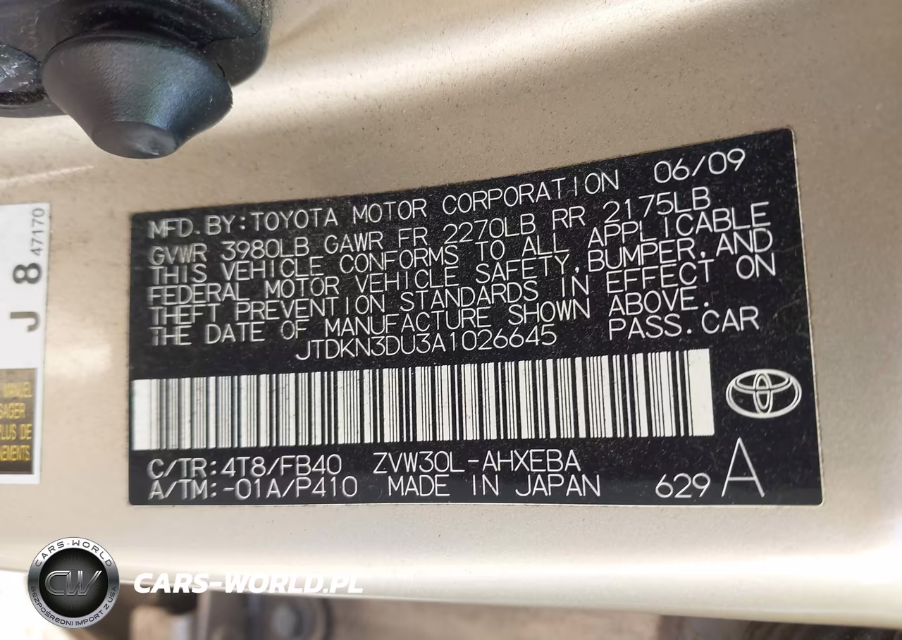 2010 Toyota Prius Ii VIN:JTDKN3DU3A1026645 - 9
