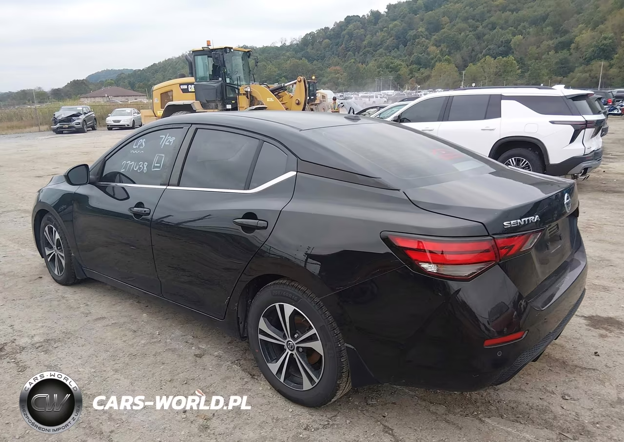 2021 Nissan Sentra Sv VIN:3N1AB8CV2MY277638 - 3