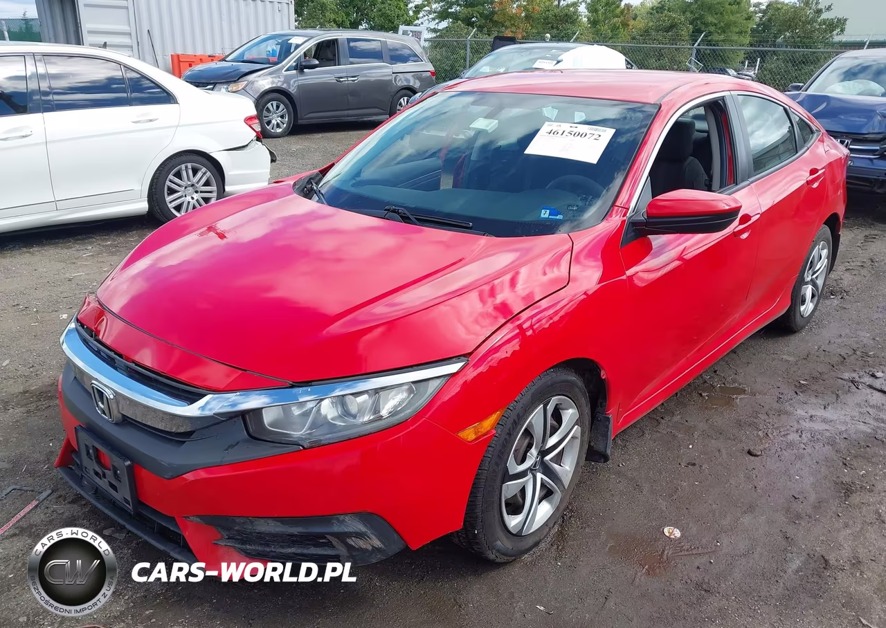 2016 Honda Civic Lx VIN:2HGFC2F54GH570512 - 2