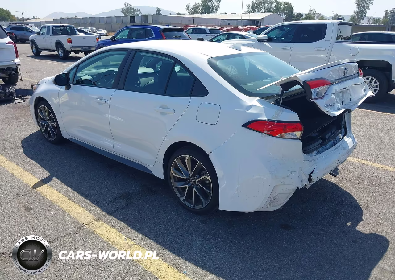 2022 Toyota Corolla Se VIN:5YFS4MCE4NP105763 - 3