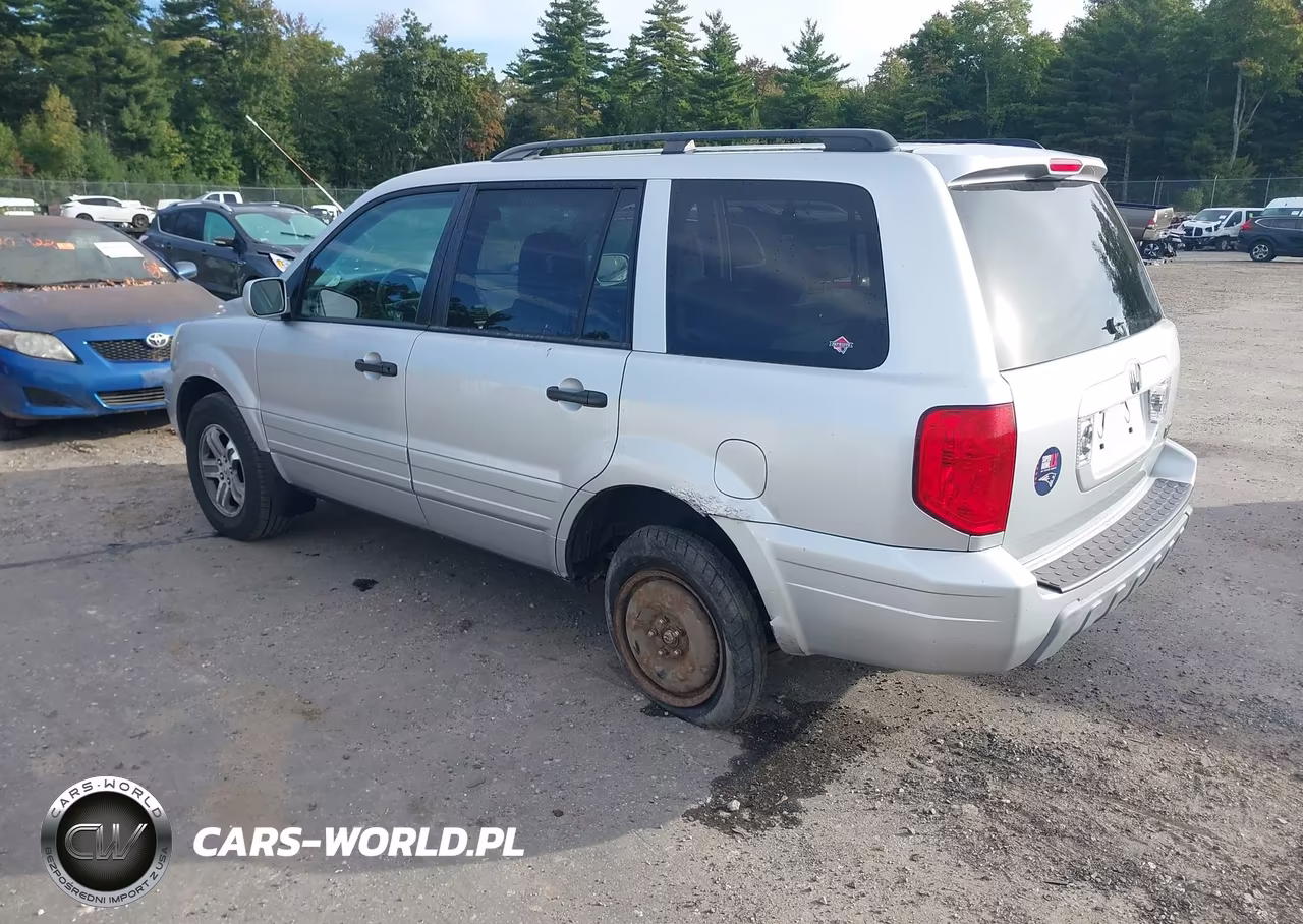 2005 Honda Pilot Ex VIN:2HKYF18455H509008 - 3