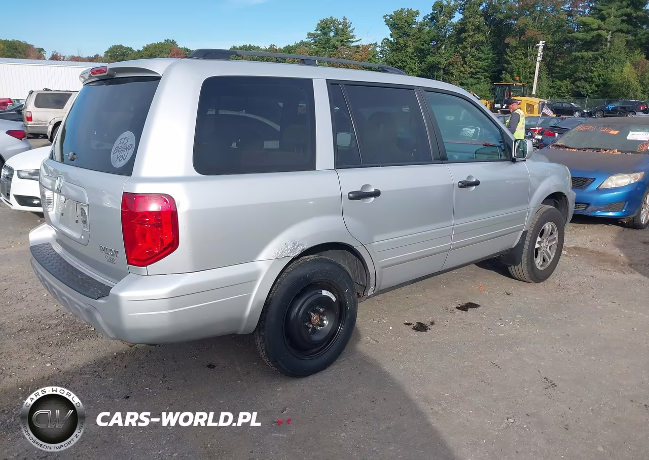 2005 Honda Pilot Ex VIN:2HKYF18455H509008 - 4