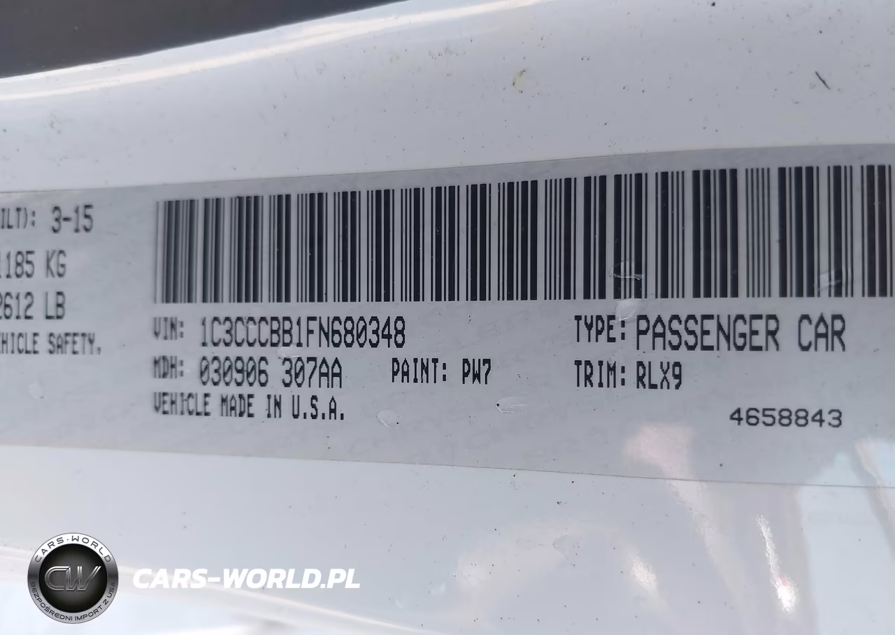 2015 Chrysler 200 S VIN:1C3CCCBB1FN680348 - 9