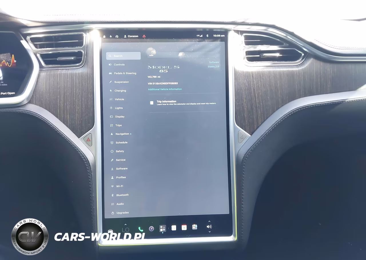 2013 Tesla Model S VIN:5YJSA1CN5DFP06083 - 18