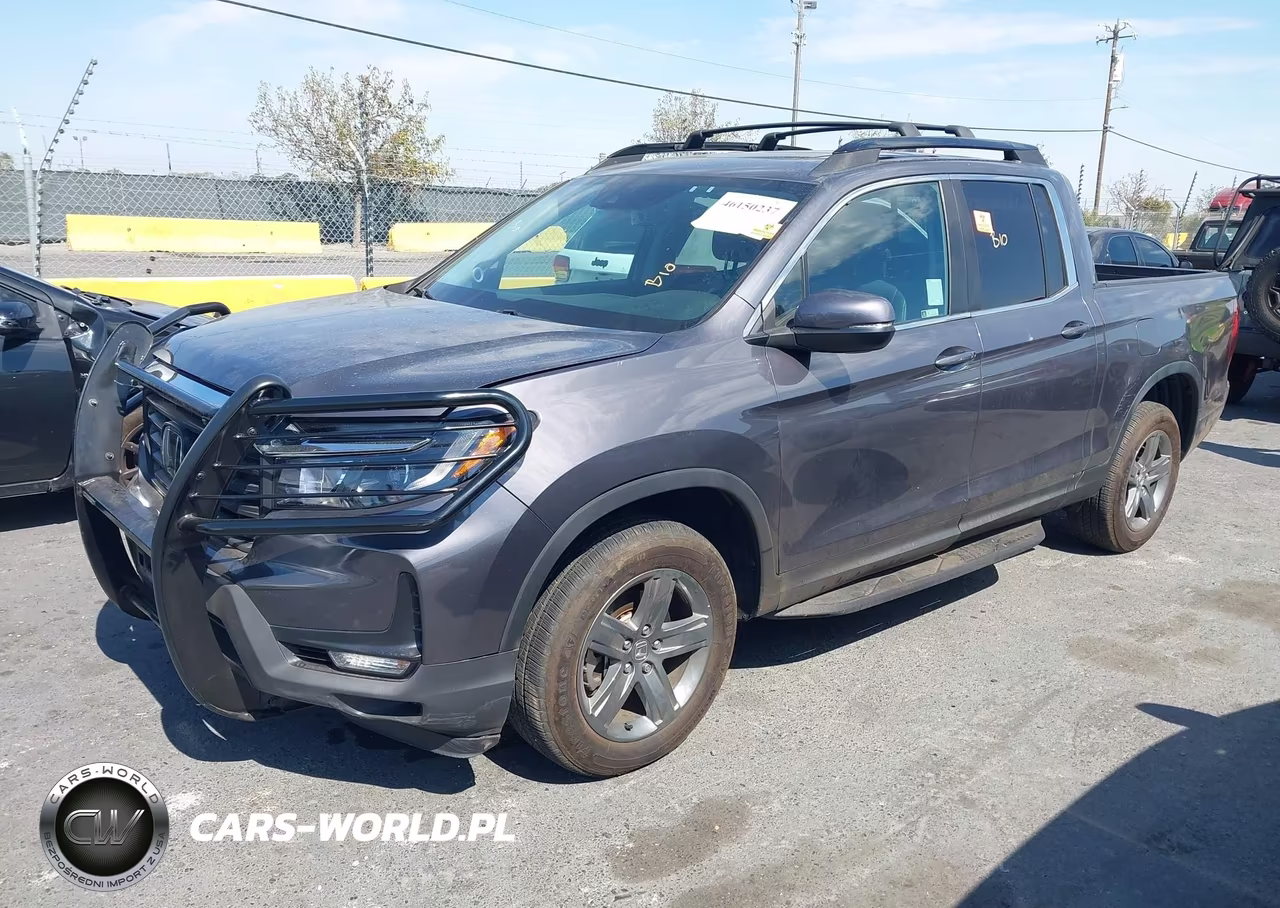 2021 Honda Ridgeline Awd Rtl VIN:5FPYK3F51MB016434 - 2