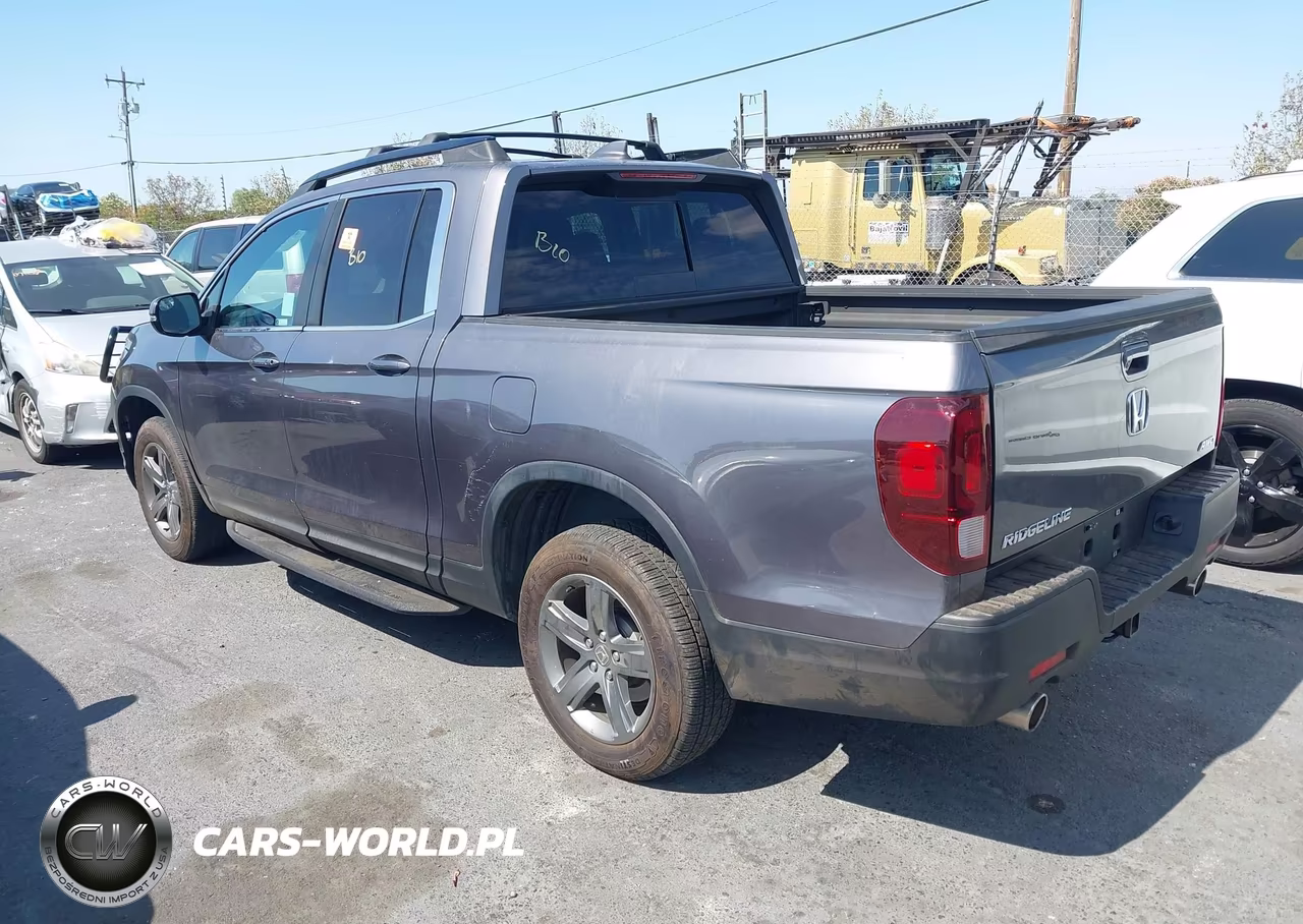 2021 Honda Ridgeline Awd Rtl VIN:5FPYK3F51MB016434 - 3