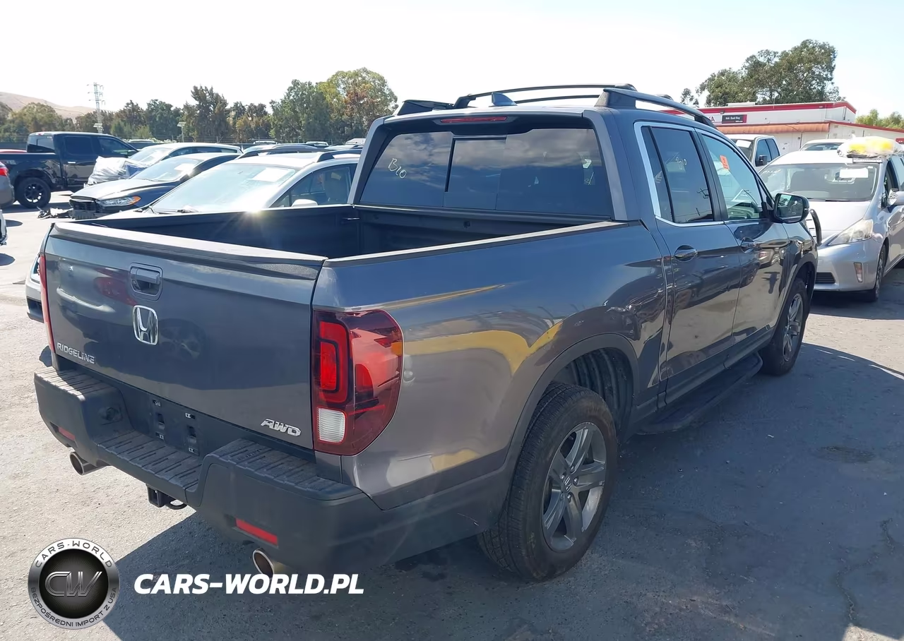 2021 Honda Ridgeline Awd Rtl VIN:5FPYK3F51MB016434 - 4