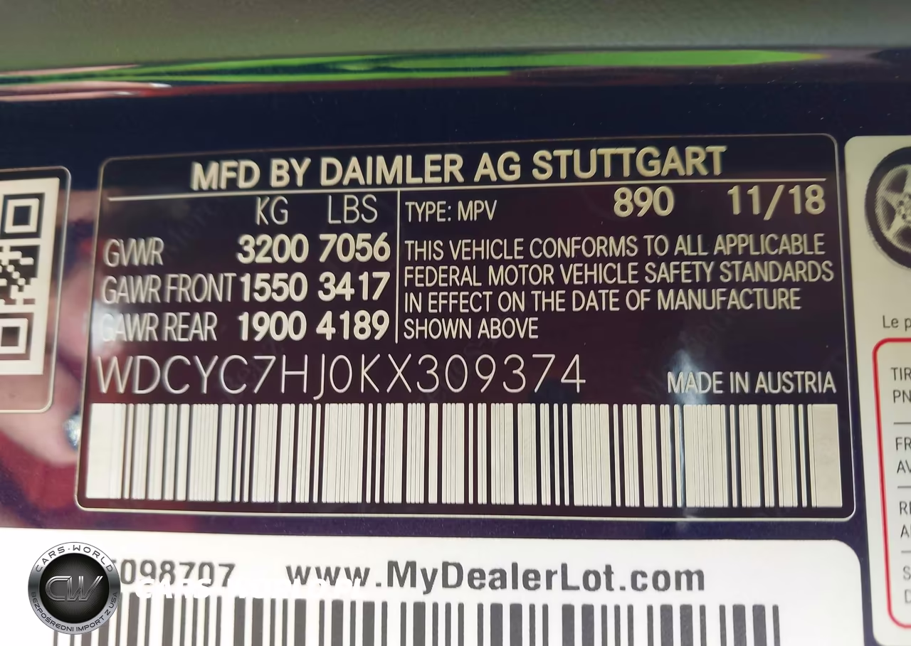 2019 Mercedes-Benz Amg G 63 4Matic VIN:WDCYC7HJ0KX309374 - 9