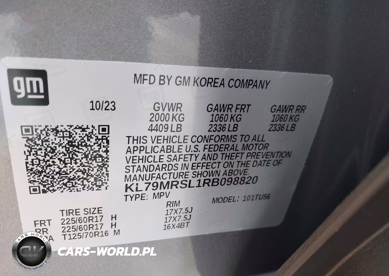 2024 Chevrolet Trailblazer Awd Lt VIN:KL79MRSL1RB098820 - 9