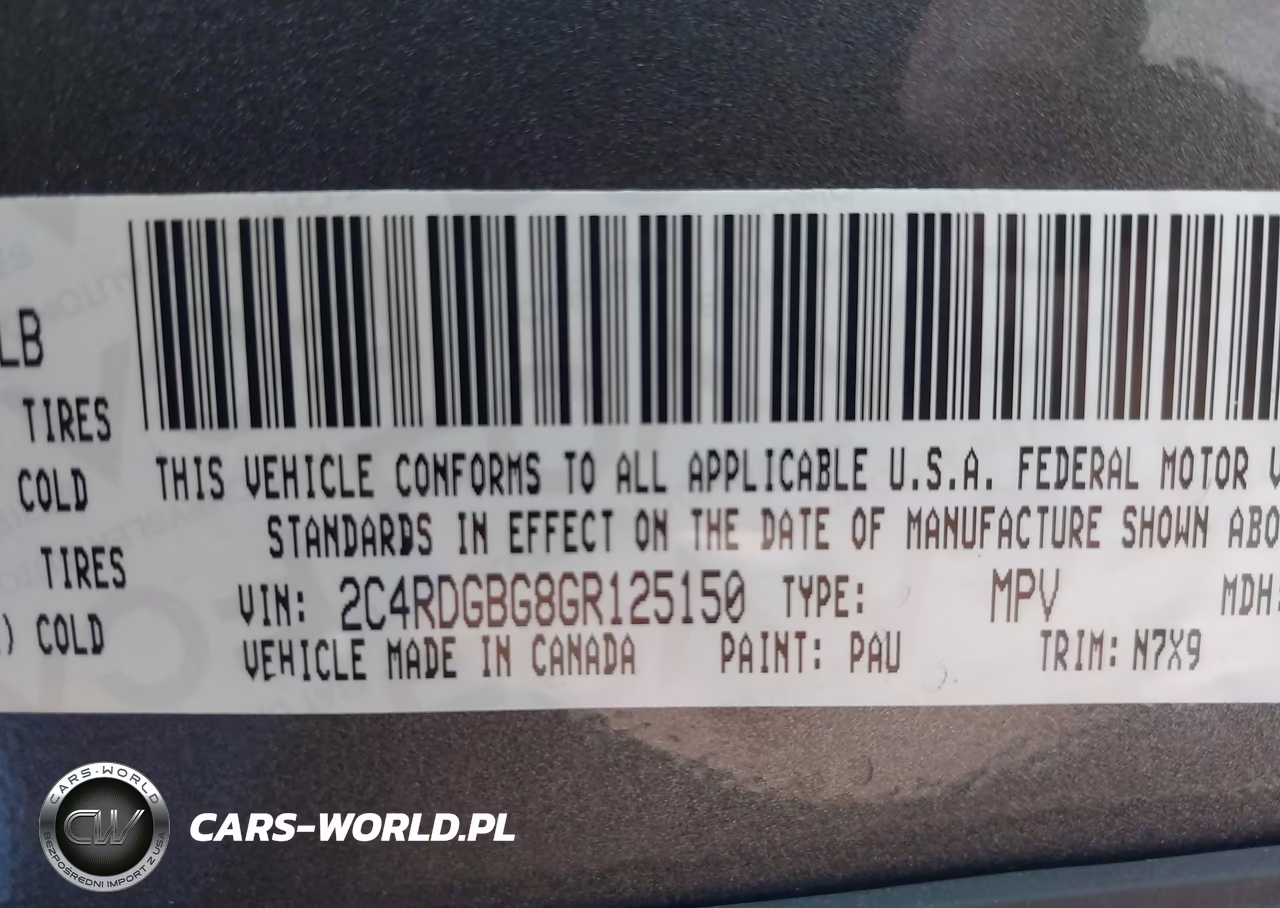 2016 Dodge Grand Caravan Se Plus VIN:2C4RDGBG8GR125150 - 9
