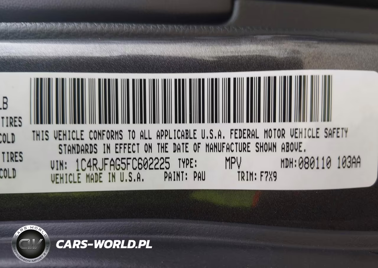 2015 Jeep Grand Cherokee Laredo VIN:1C4RJFAG5FC602225 - 9