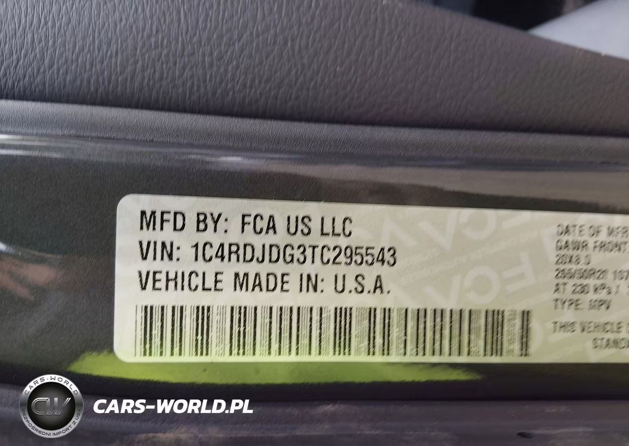 2026 Dodge Durango Gt Plus Awd VIN:1C4RDJDG3TC295543 - 9
