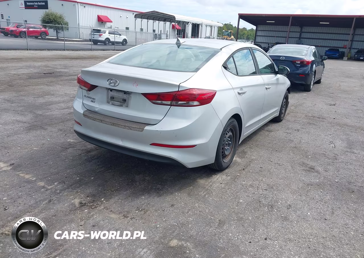 2017 Hyundai Elantra Se VIN:KMHD74LF8HU059818 - 4