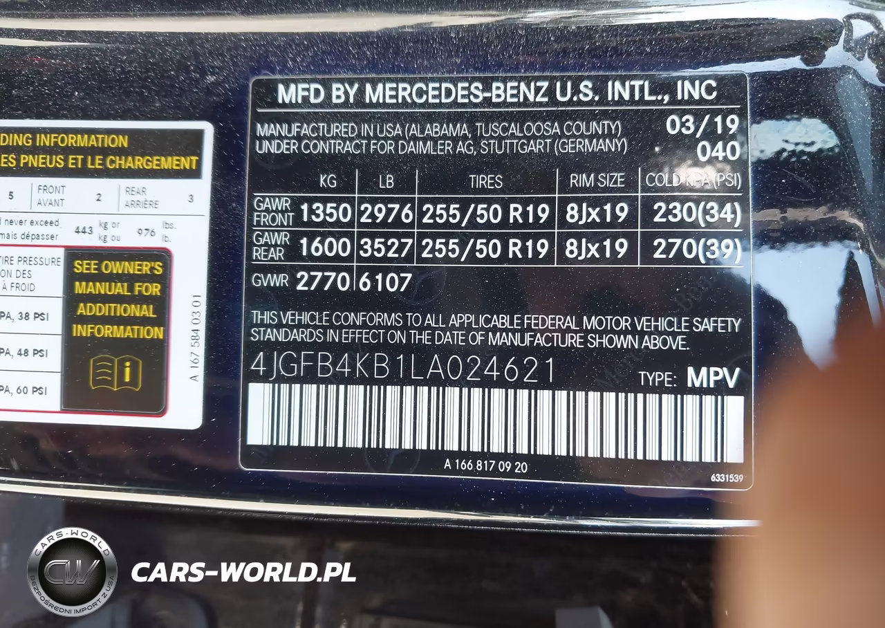 2020 Mercedes-Benz Gle 350 4Matic VIN:4JGFB4KB1LA024621 - 9