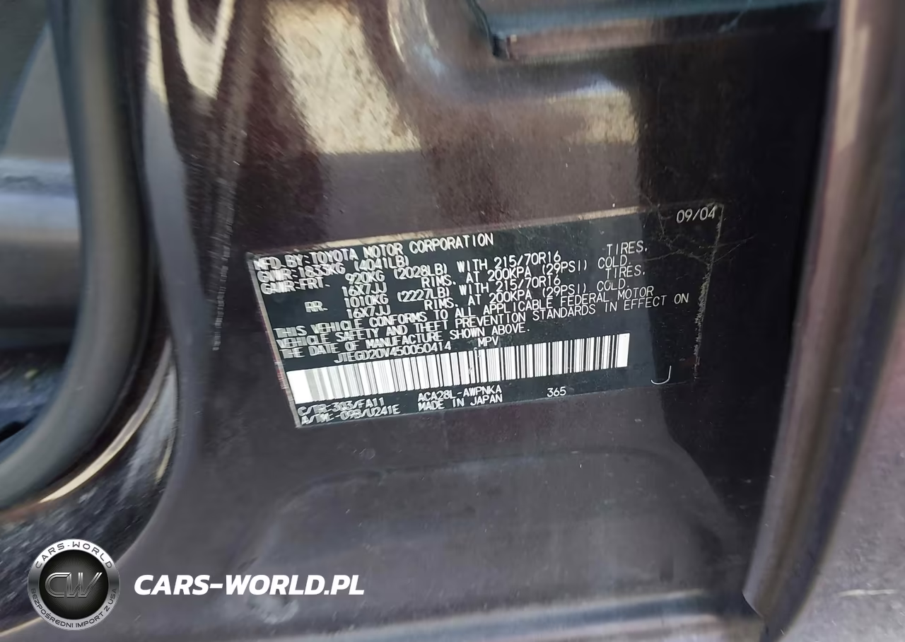 2005 TOYOTA RAV4 VIN:JTEGD20V450050414 - 9