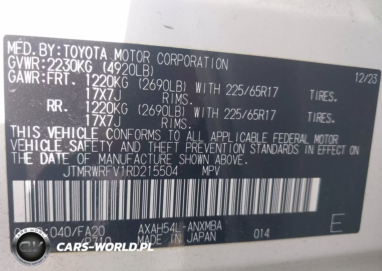 2024 Toyota Rav4 Hybrid Xle VIN:JTMRWRFV1RD215504 - 9