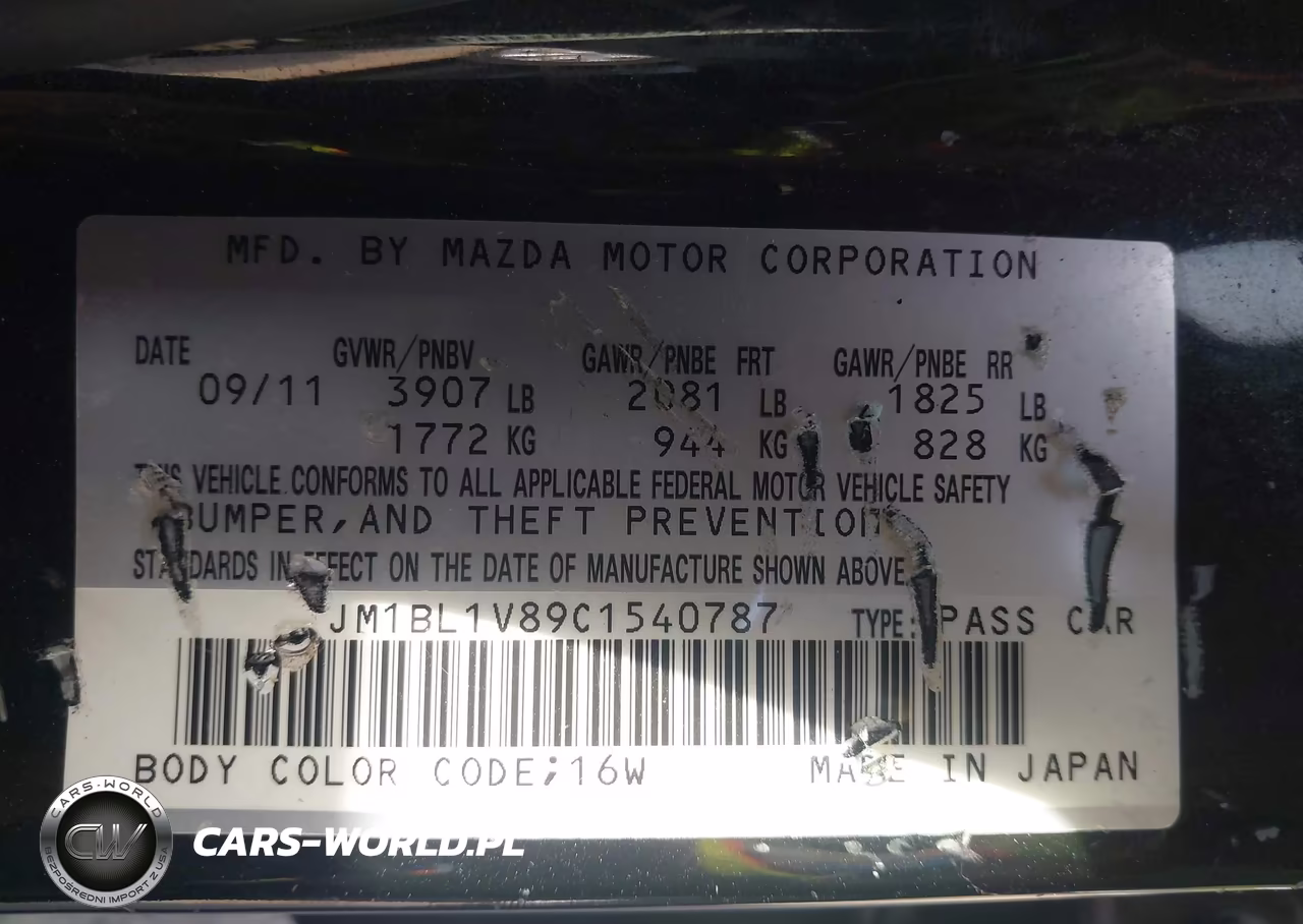 2012 Mazda Mazda3 I Touring VIN:JM1BL1V89C1540787 - 9