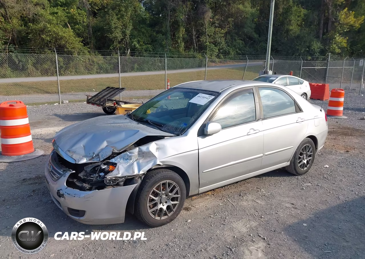 2008 Kia Spectra Ex VIN:KNAFE121285491853 - 2