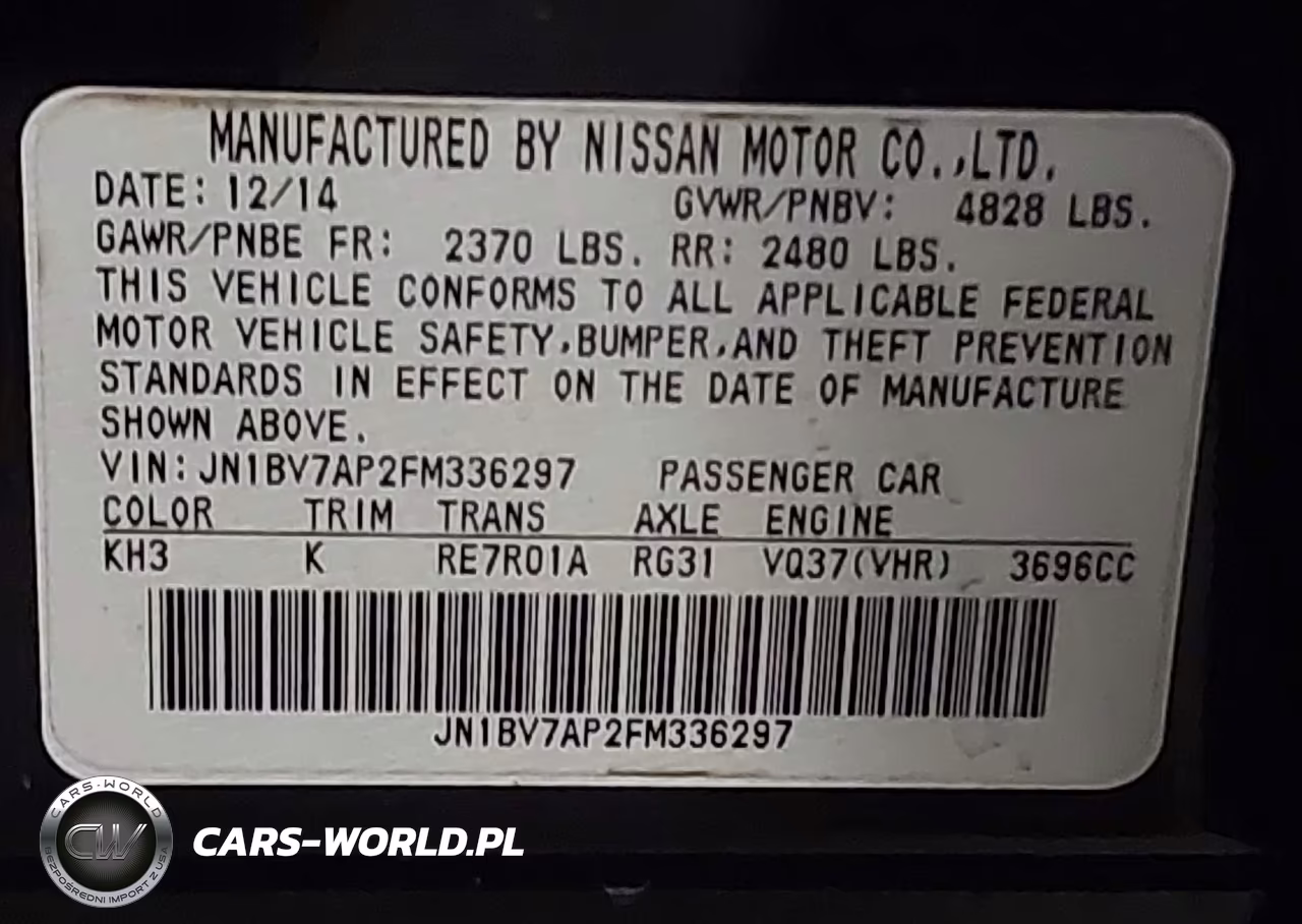 2015 Infiniti Q50 Premium-Sport VIN:JN1BV7AP2FM336297 - 9