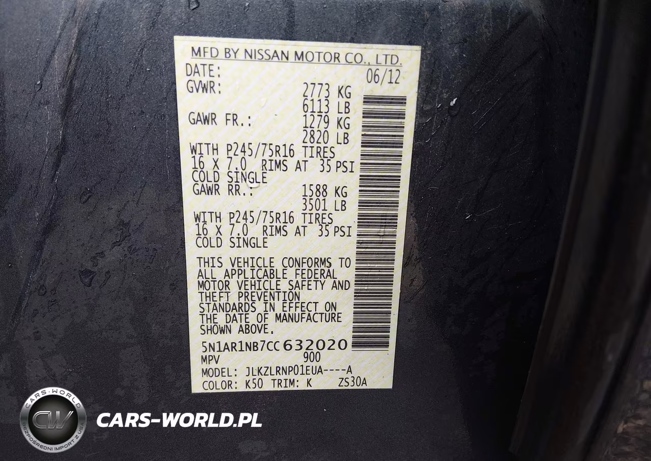 2012 Nissan Pathfinder S VIN:5N1AR1NB7CC632020 - 9