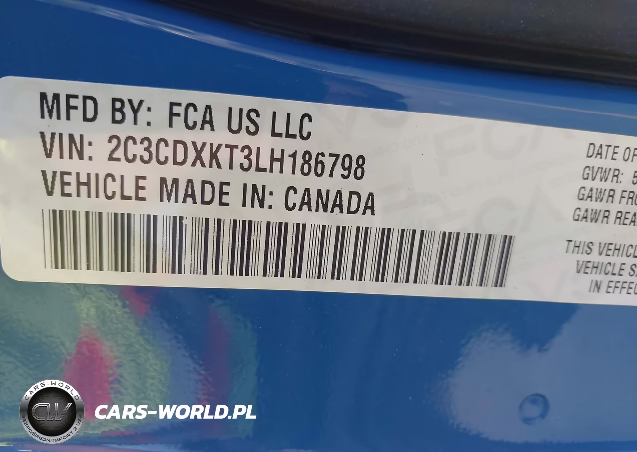 2020 Dodge Charger Police Awd VIN:2C3CDXKT3LH186798 - 9