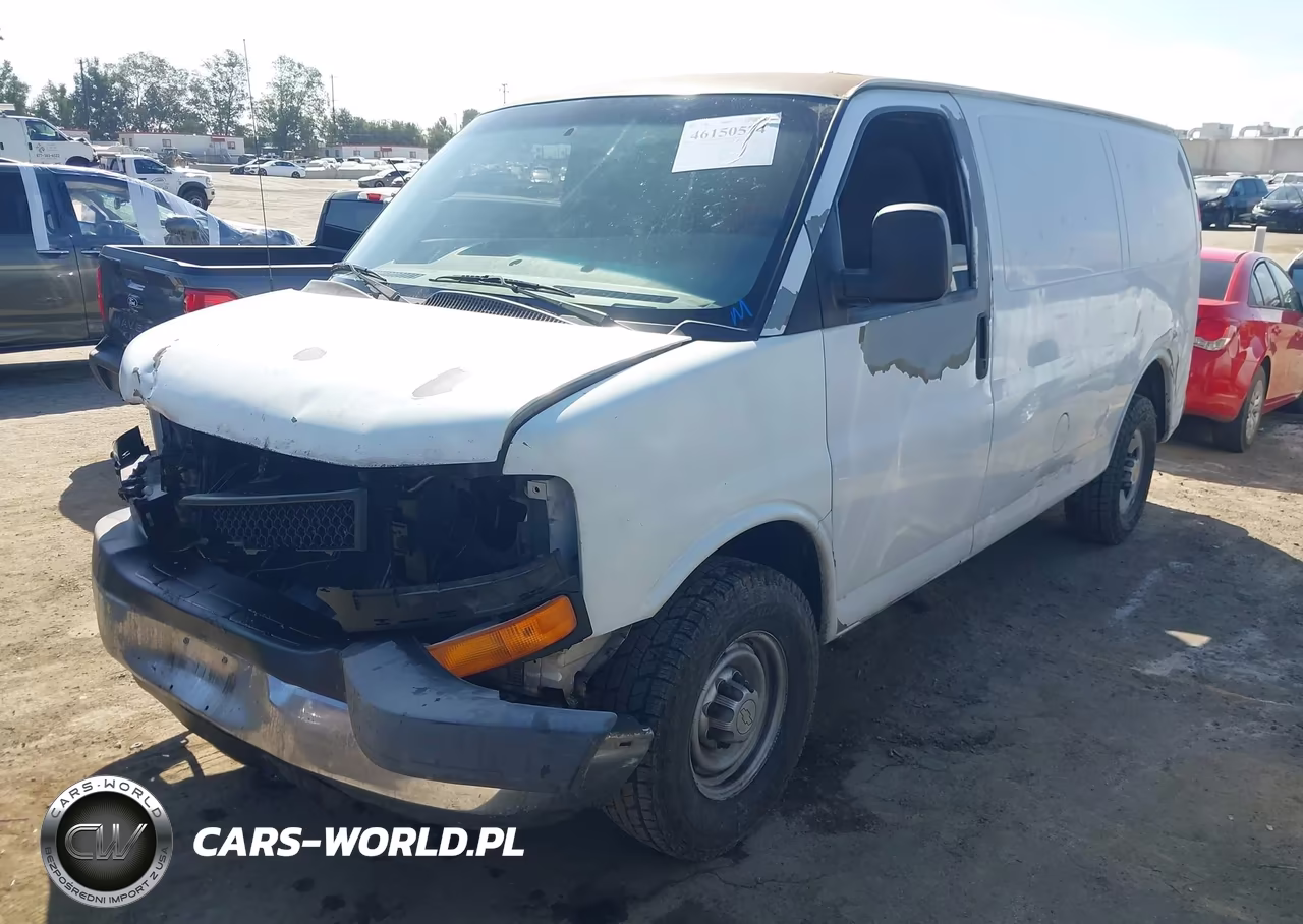 2010 Chevrolet Express 2500 Work Van VIN:1GCZGFBA8A1107532 - 2