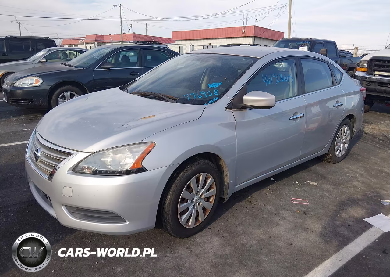 2013 Nissan Sentra S VIN:3N1AB7AP1DL776958 - 2