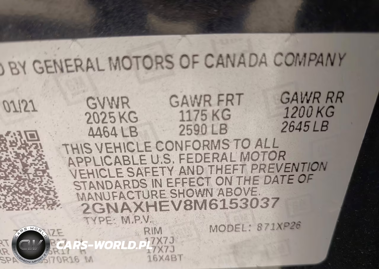 2021 Chevrolet Equinox Fwd Ls VIN:2GNAXHEV8M6153037 - 9