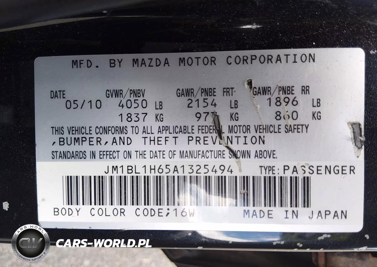2010 Mazda Mazda3 S Sport VIN:JM1BL1H65A1325494 - 9