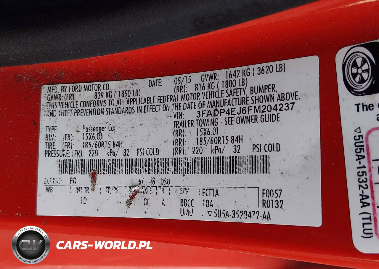 2015 Ford Fiesta Se VIN:3FADP4EJ6FM204237 - 9
