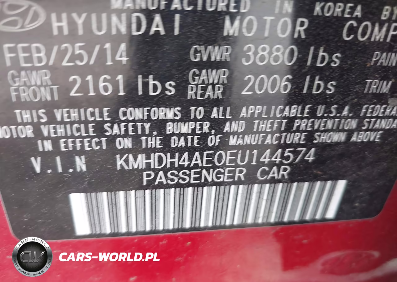 2014 Hyundai Elantra Se VIN:KMHDH4AE0EU144574 - 9