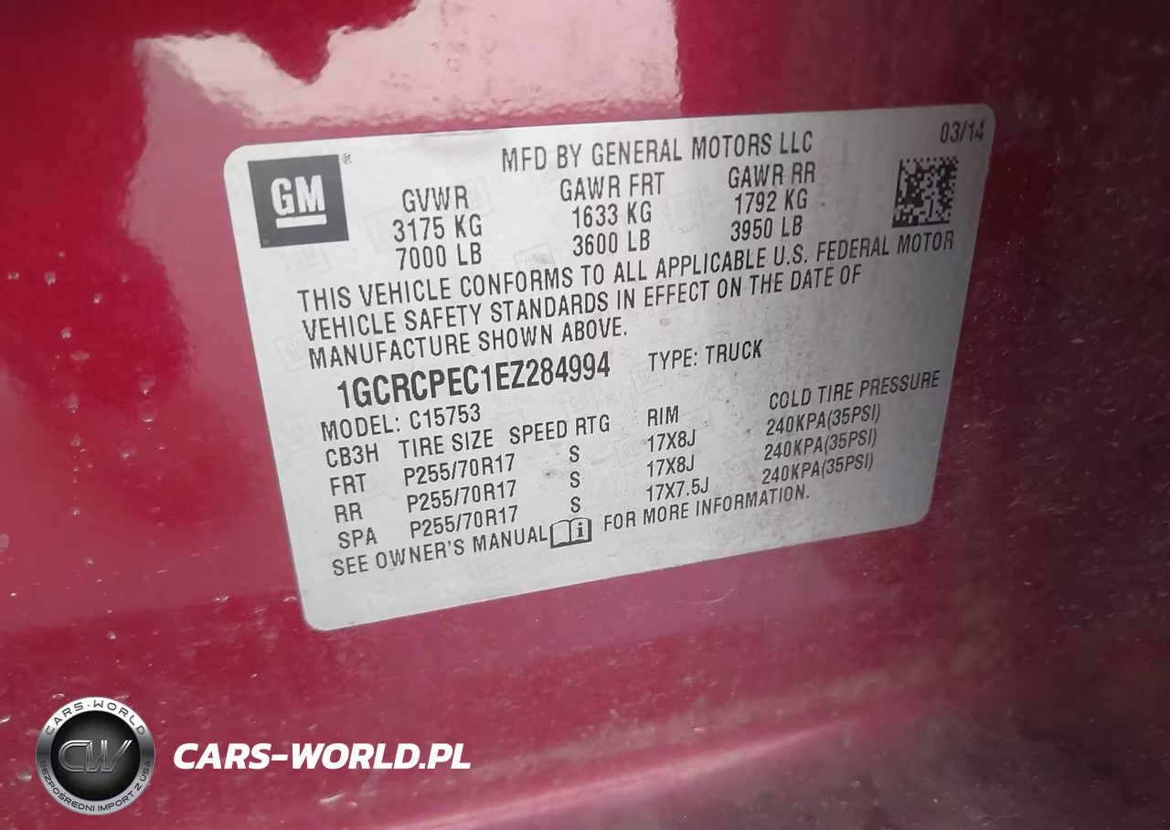 2014 Chevrolet Silverado 1500 Work Truck 2Wt VIN:1GCRCPEC1EZ284994 - 9