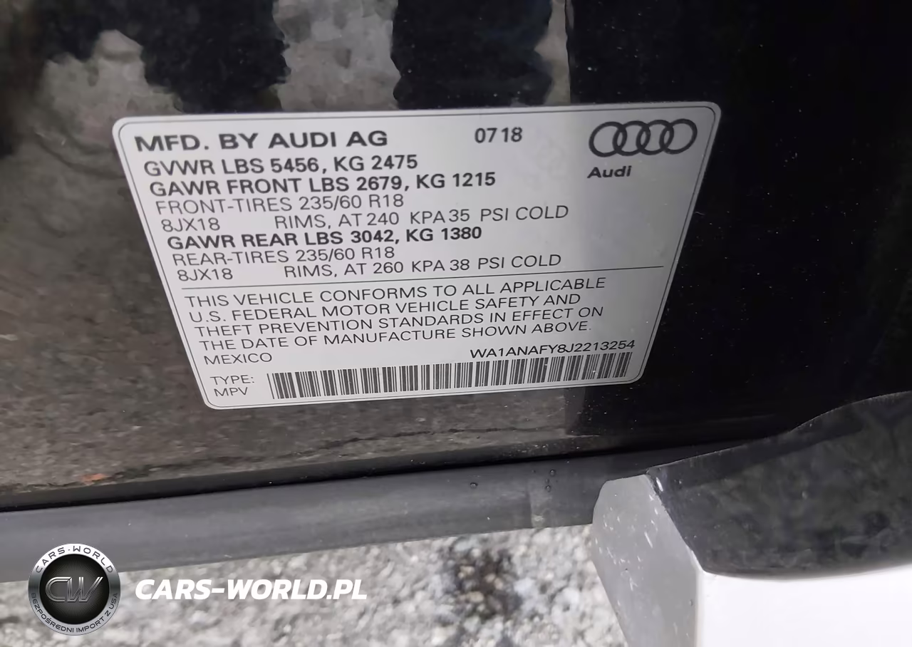 2018 Audi Q5 2.0T Premium-2.0T Tech Premium VIN:WA1ANAFY8J2213254 - 9