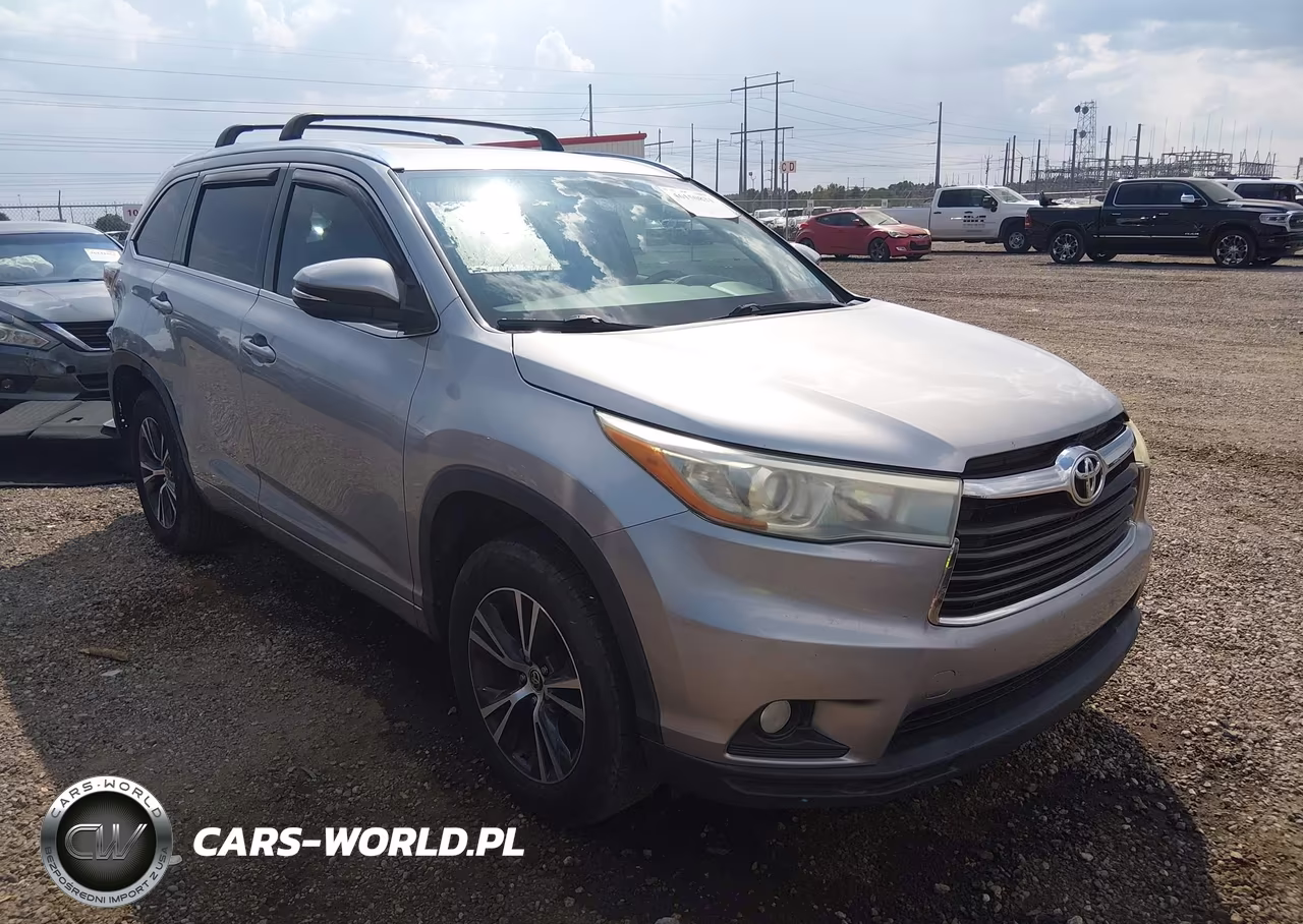 2016 Toyota Highlander Xle V6 VIN:5TDKKRFH2GS131166 - 1