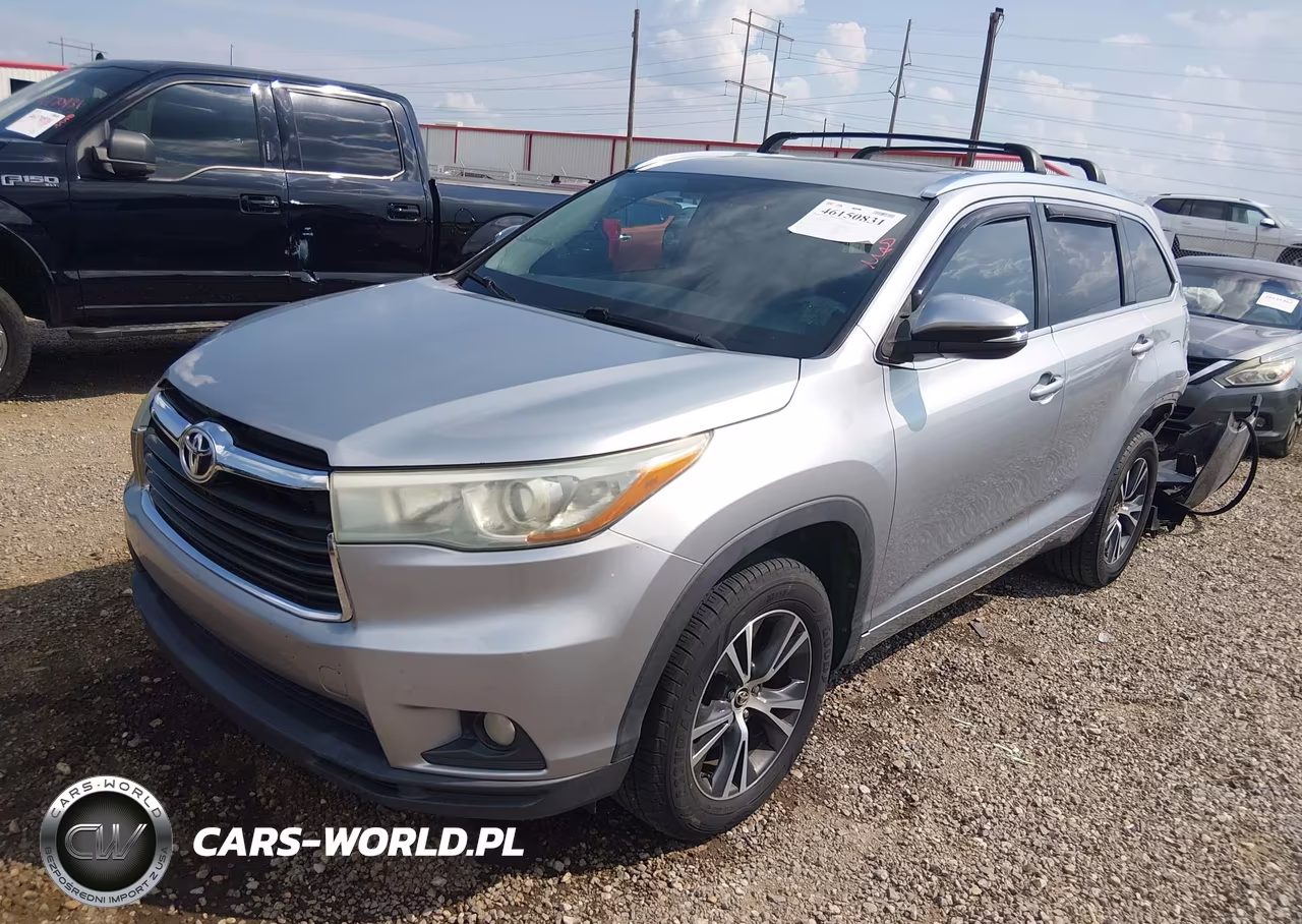 2016 Toyota Highlander Xle V6 VIN:5TDKKRFH2GS131166 - 2
