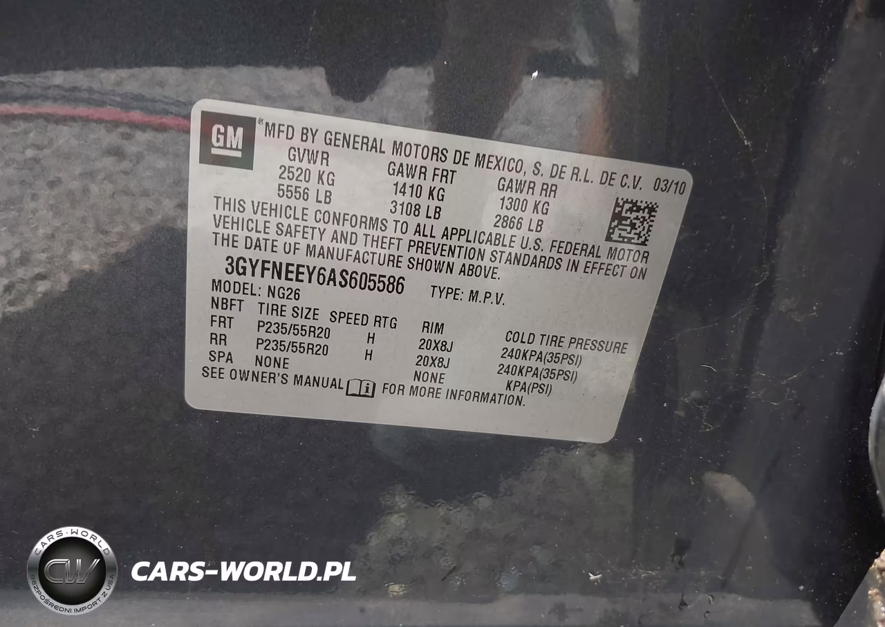 2010 Cadillac Srx Performance Collection VIN:3GYFNEEY6AS605586 - 9