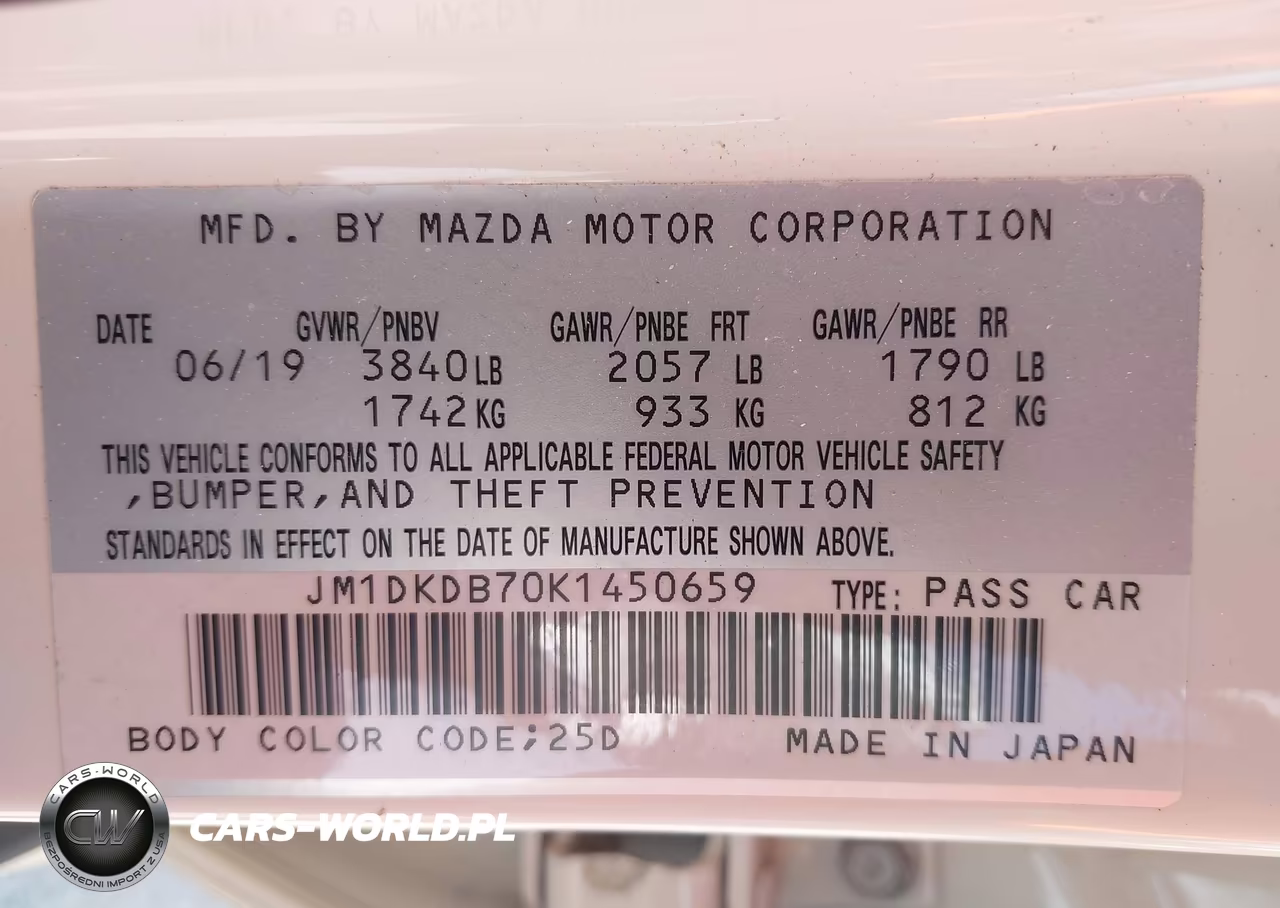 2019 Mazda Cx-3 Sport VIN:JM1DKDB70K1450659 - 9