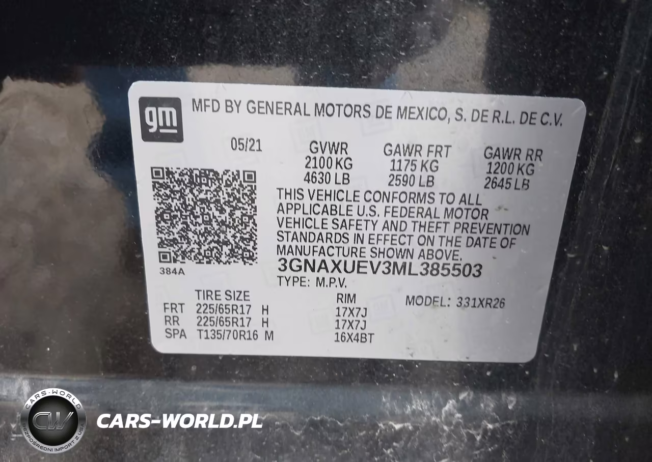 2021 Chevrolet Equinox Awd Lt VIN:3GNAXUEV3ML385503 - 9