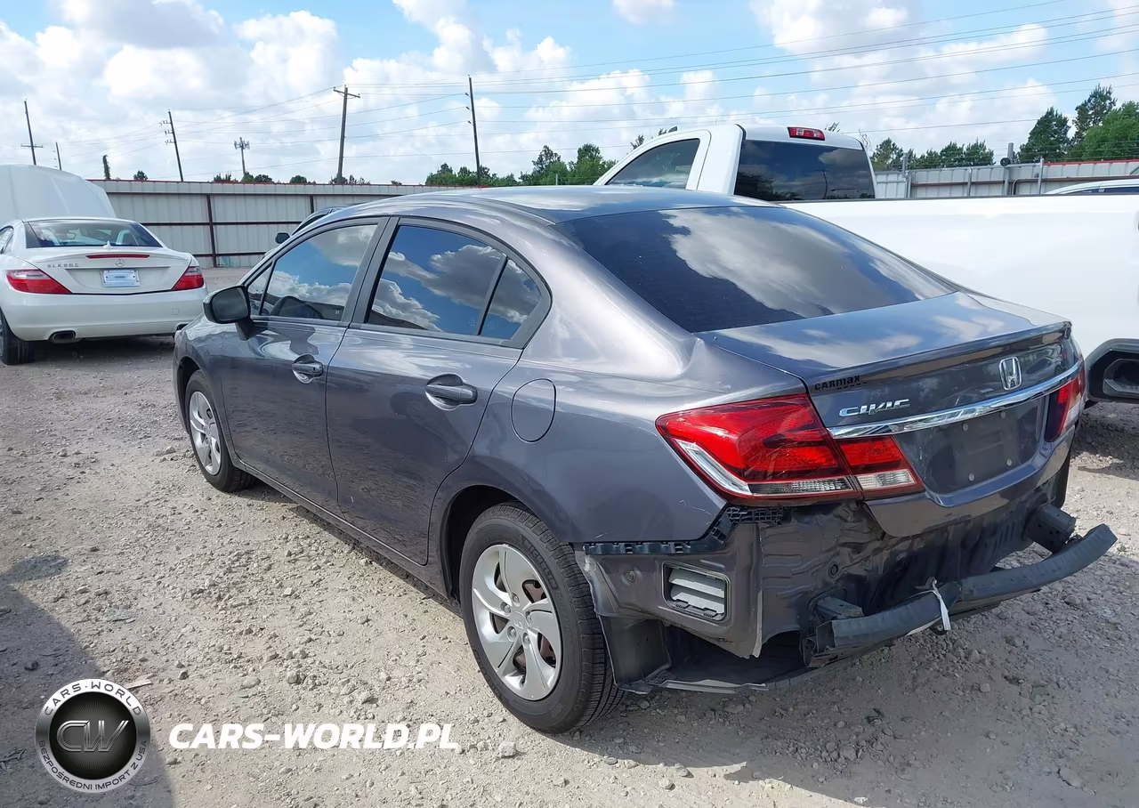 2015 Honda Civic Lx VIN:19XFB2F52FE083837 - 3