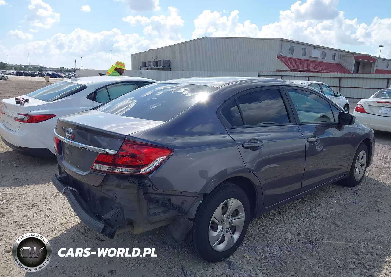 2015 Honda Civic Lx VIN:19XFB2F52FE083837 - 4
