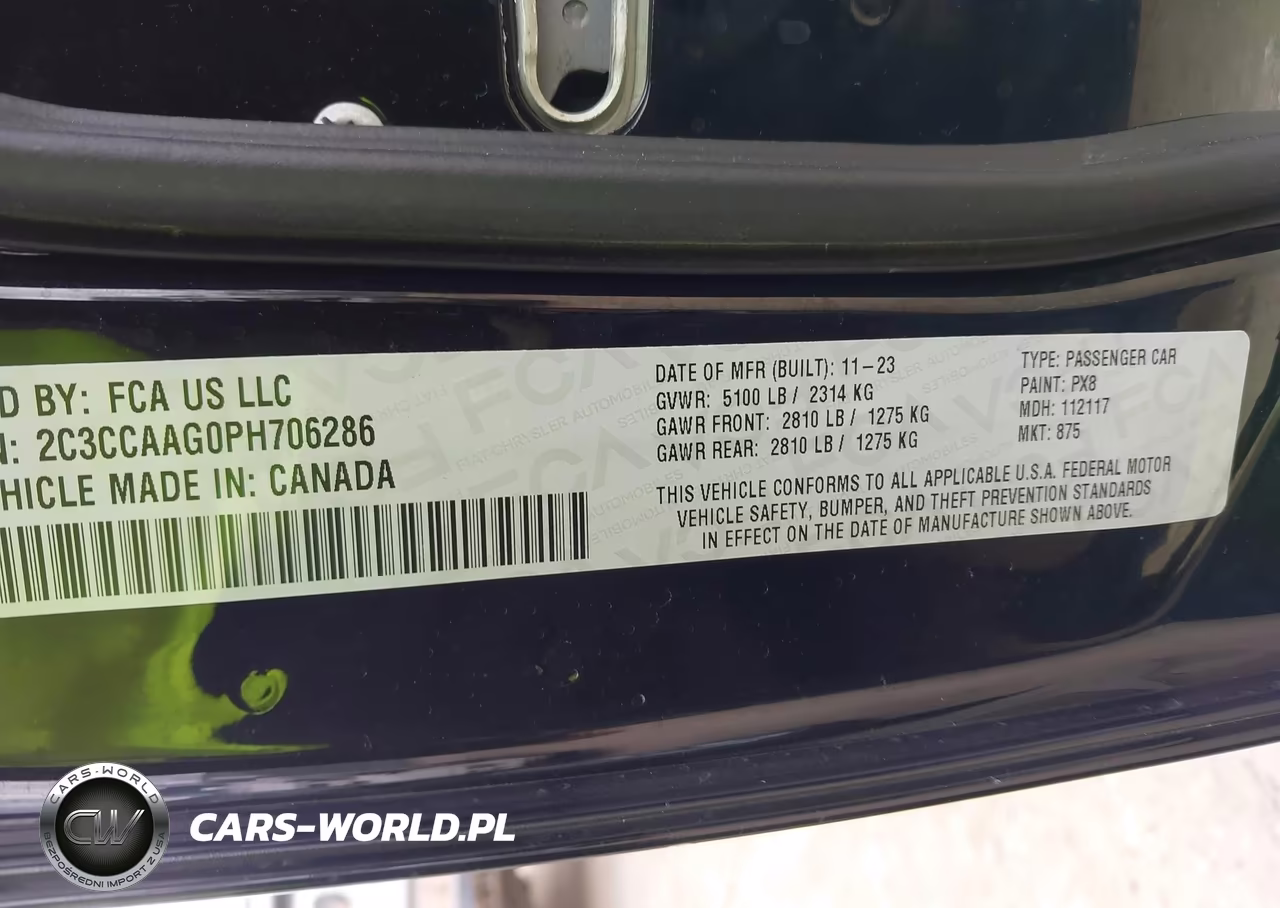 2023 Chrysler 300 Touring VIN:2C3CCAAG0PH706286 - 9