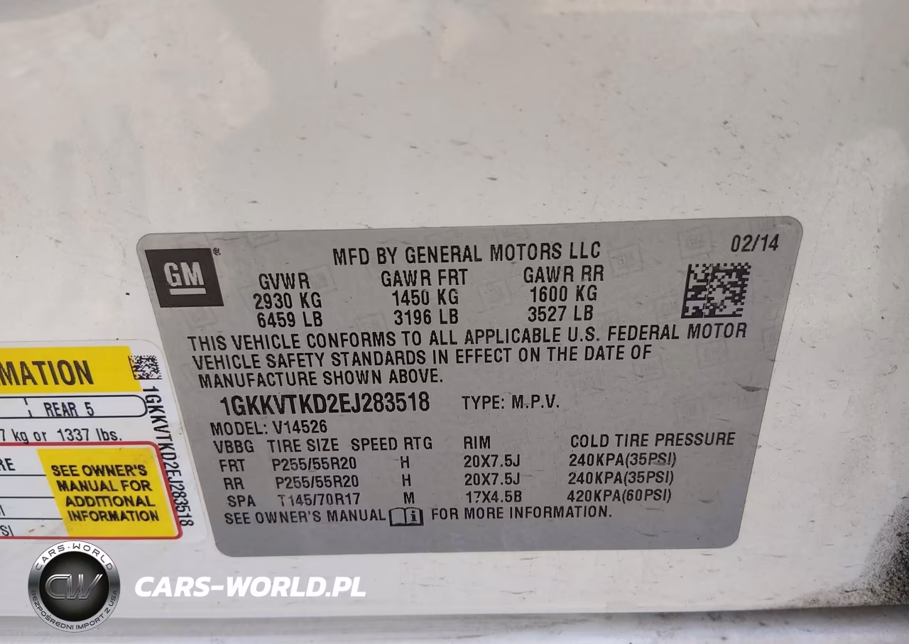 2014 GMC Acadia Denali VIN:1GKKVTKD2EJ283518 - 9