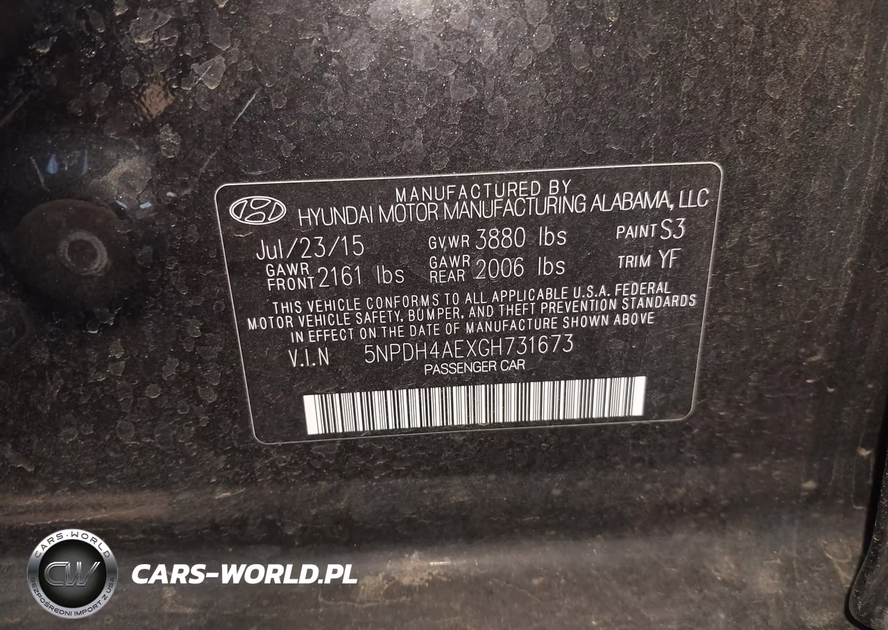 2016 Hyundai Elantra Se VIN:5NPDH4AEXGH731673 - 9