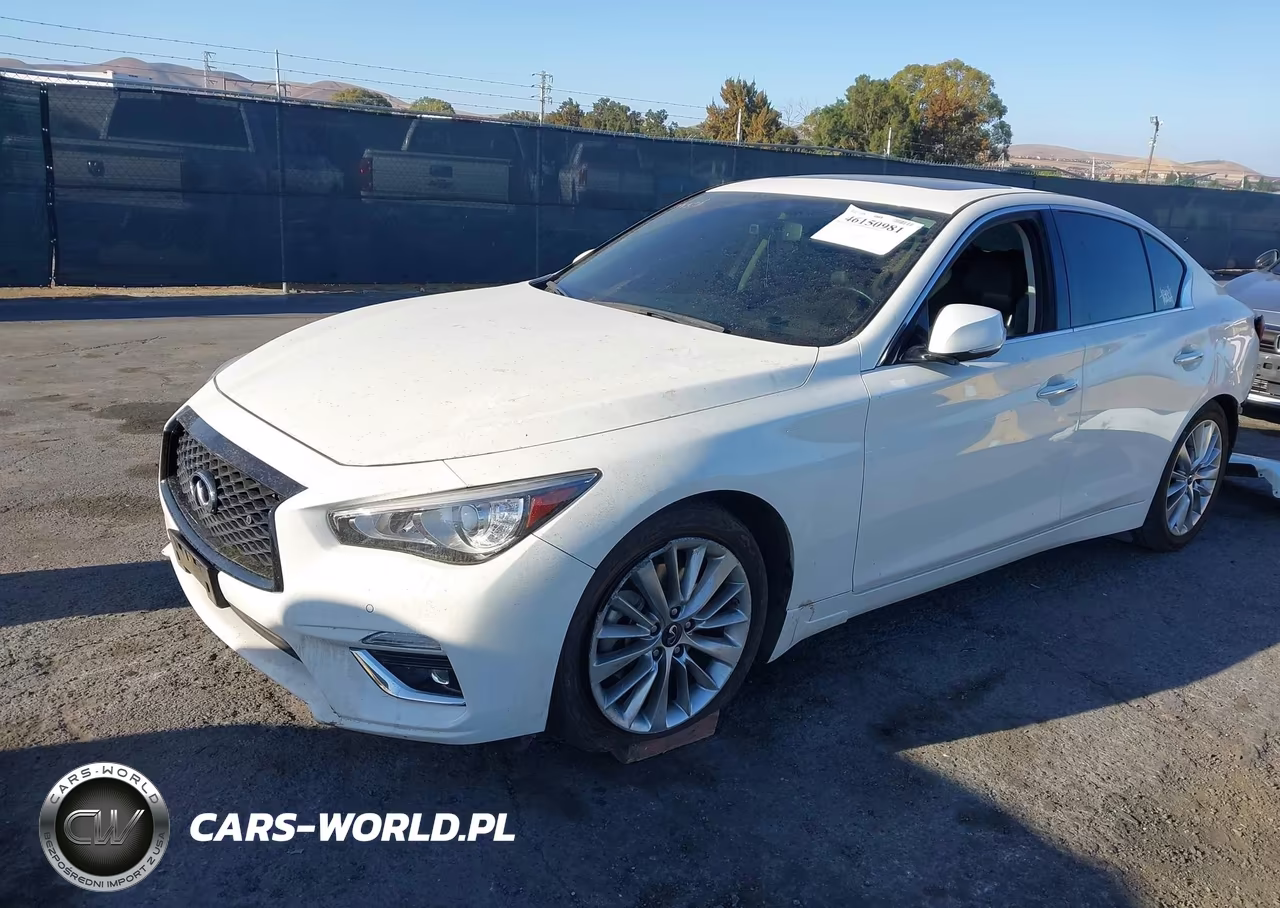 2021 Infiniti Q50 3.0T Luxe VIN:JN1EV7BPXMM704542 - 2