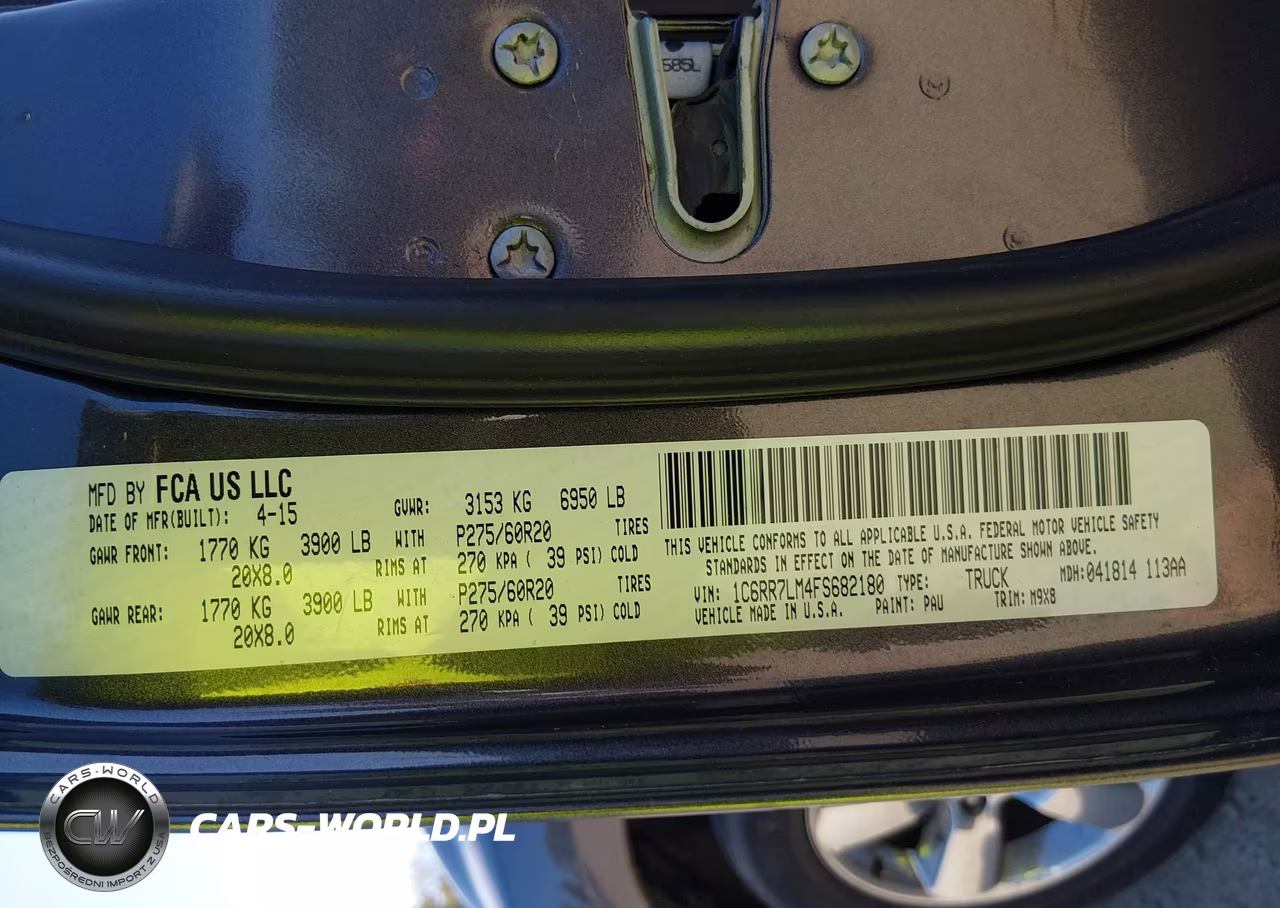 2015 Ram 1500 Big Horn VIN:1C6RR7LM4FS682180 - 9