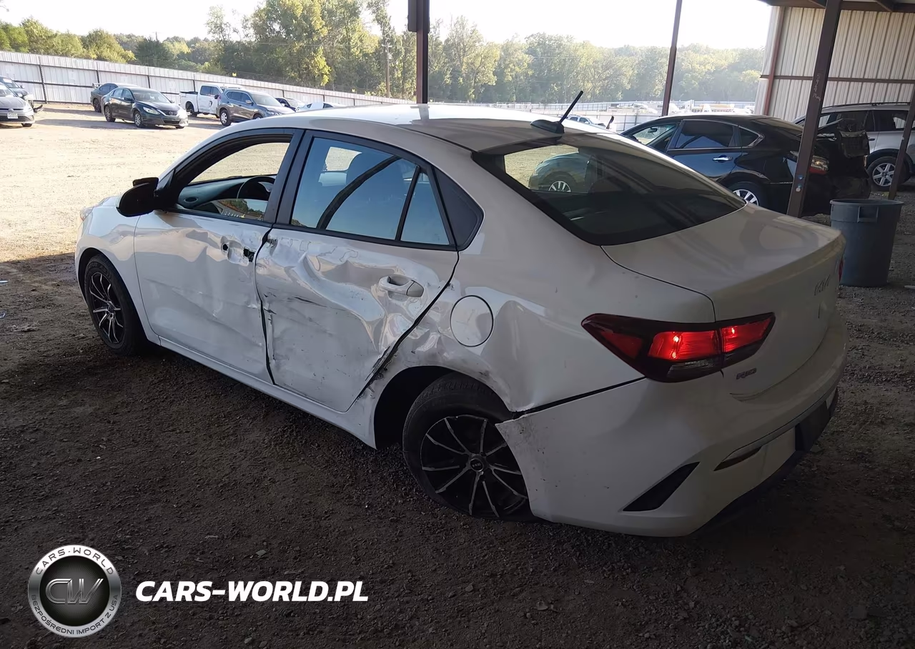 2022 Kia Rio Lx VIN:3KPA24AD7NE438133 - 3