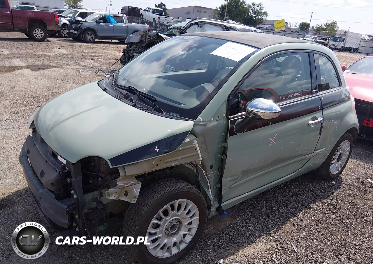 2015 Fiat 500C Lounge VIN:3C3CFFER1FT667701 - 2