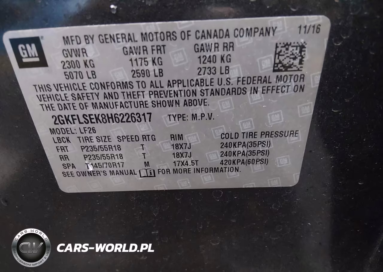 2017 GMC Terrain Sle-1 VIN:2GKFLSEK8H6226317 - 9